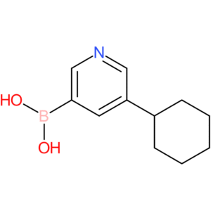5-(cyclohexyl)pyridine-3-boronic acid