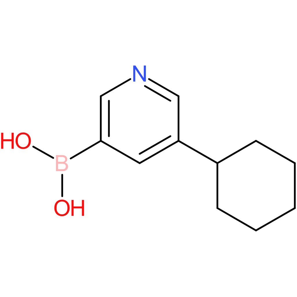 5-(cyclohexyl)pyridine-3-boronic acid