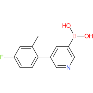 5-(2-methyl-4-fluorophenyl)pyridine-3-boronic acid