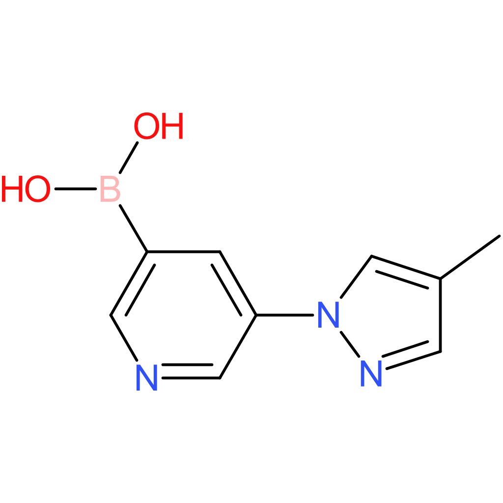 5-(4-methyl-1h-pyrazol-1-yl)pyridine-3-boronic acid