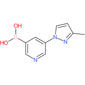 5-(3-methyl-1h-pyrazol-1-yl)pyridine-3-boronic acid