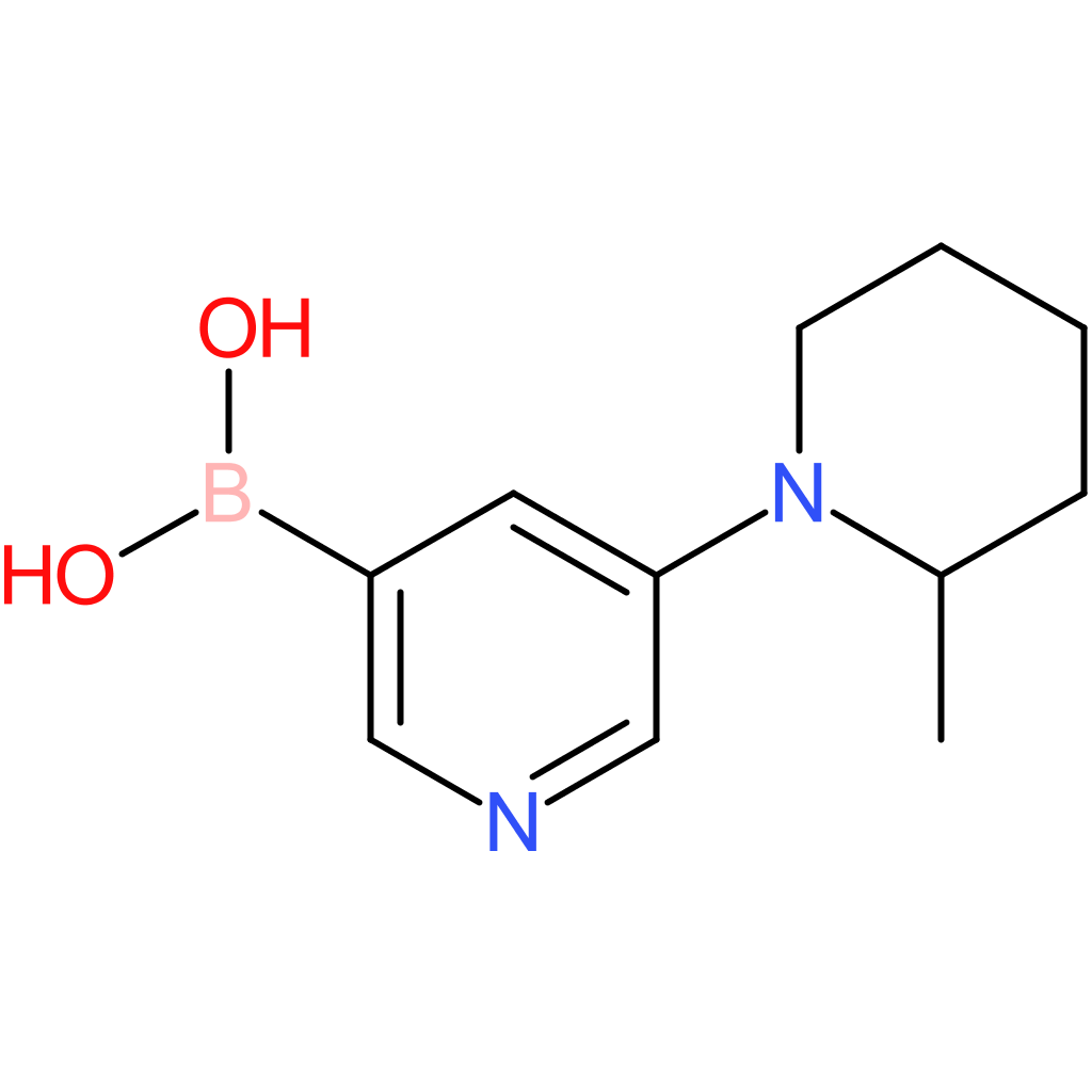 5-(2-methylpiperidin-1-yl)pyridine-3-boronic acid