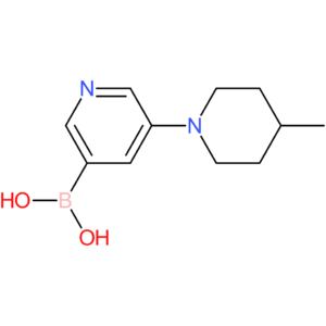5-(4-methylpiperidin-1-yl)pyridine-3-boronic acid
