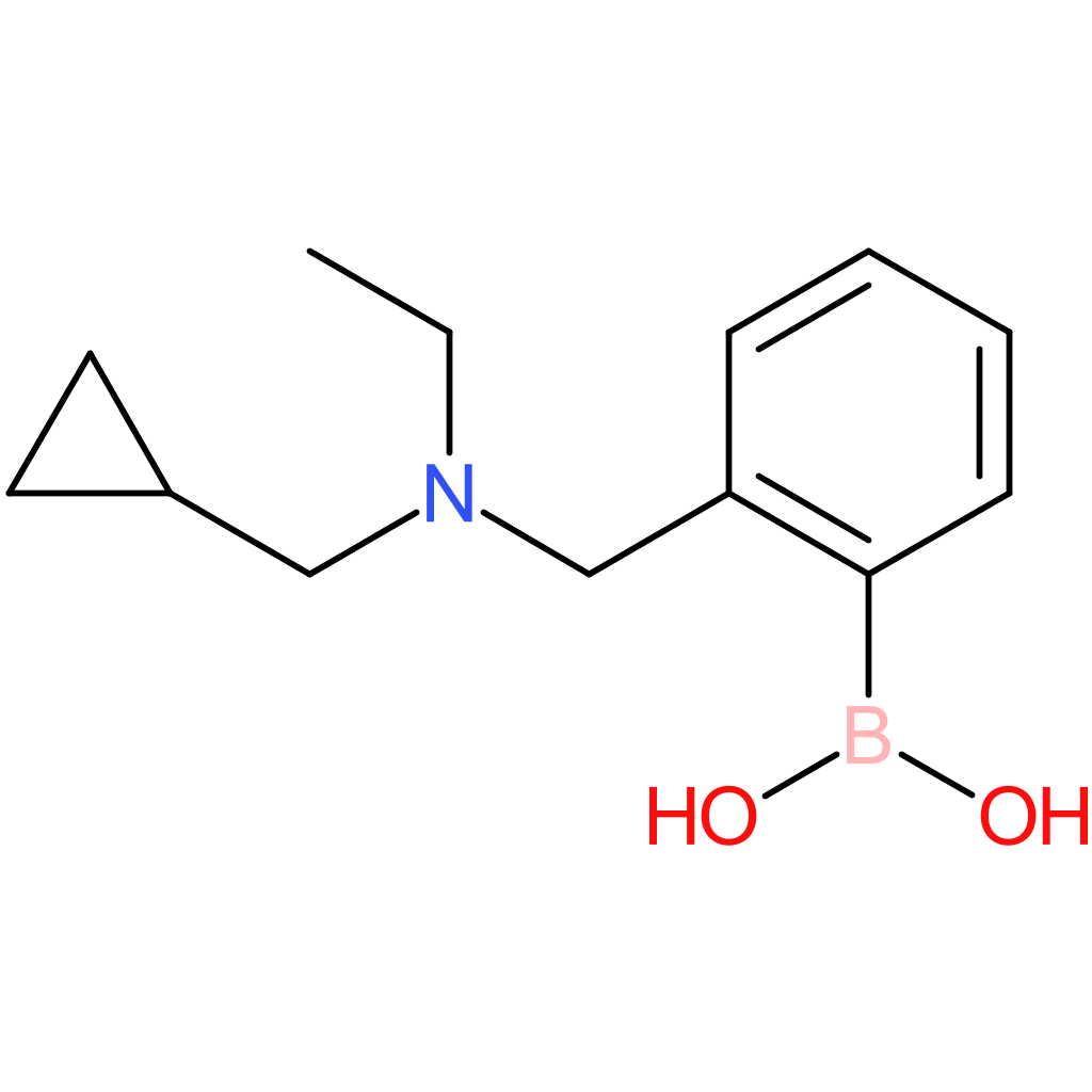 (2-([(cyclopropylmethyl)(ethyl)amino]methyl)phenyl)boronic acid