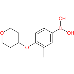 [3-methyl-4-(oxan-4-yloxy)phenyl]boronic acid