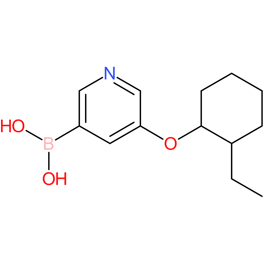 (5-[(2-ethylcyclohexyl)oxy]pyridin-3-yl)boranediol