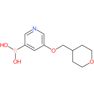 (5-((tetrahydro-2h-pyran-4-yl)methoxy)pyridin-3-yl)boronic acid