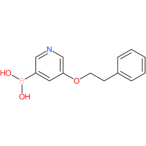 [5-(2-phenylethoxy)pyridin-3-yl]boranediol