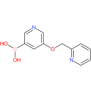 [5-(pyridin-2-ylmethoxy)pyridin-3-yl]boranediol