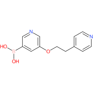 (5-[2-(pyridin-4-yl)ethoxy]pyridin-3-yl)boranediol