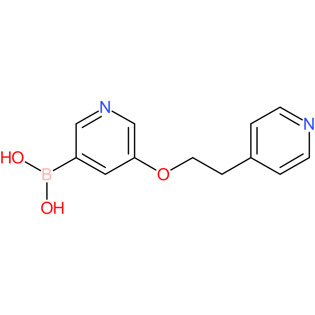 (5-[2-(pyridin-4-yl)ethoxy]pyridin-3-yl)boranediol