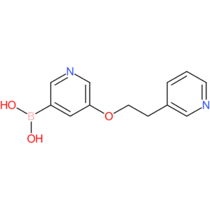 (5-[2-(pyridin-3-yl)ethoxy]pyridin-3-yl)boranediol