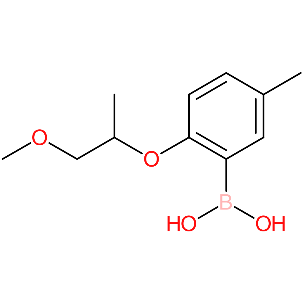 (2-[(1-methoxypropan-2-yl)oxy]-5-methylphenyl)boronic acid