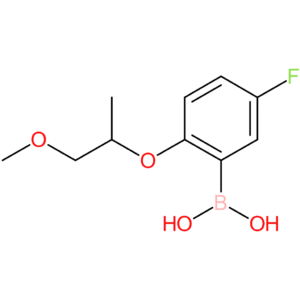 (5-fluoro-2-[(1-methoxypropan-2-yl)oxy]phenyl)boronic acid