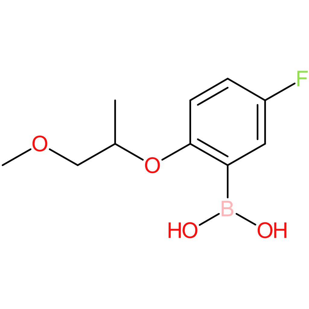 (5-fluoro-2-[(1-methoxypropan-2-yl)oxy]phenyl)boronic acid