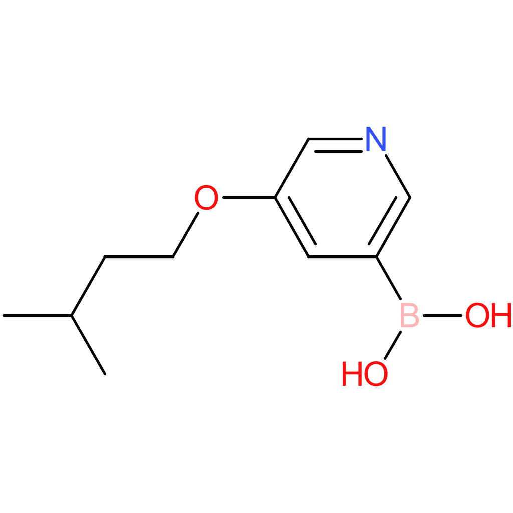 [5-(3-methylbutoxy)pyridin-3-yl]boronic acid