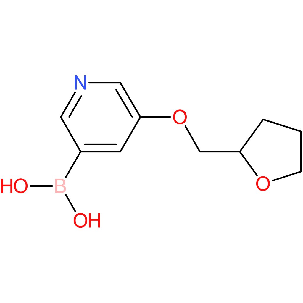 [5-(oxolan-2-ylmethoxy)pyridin-3-yl]boronic acid