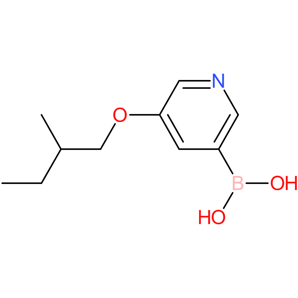 [5-(2-methylbutoxy)pyridin-3-yl]boronic acid