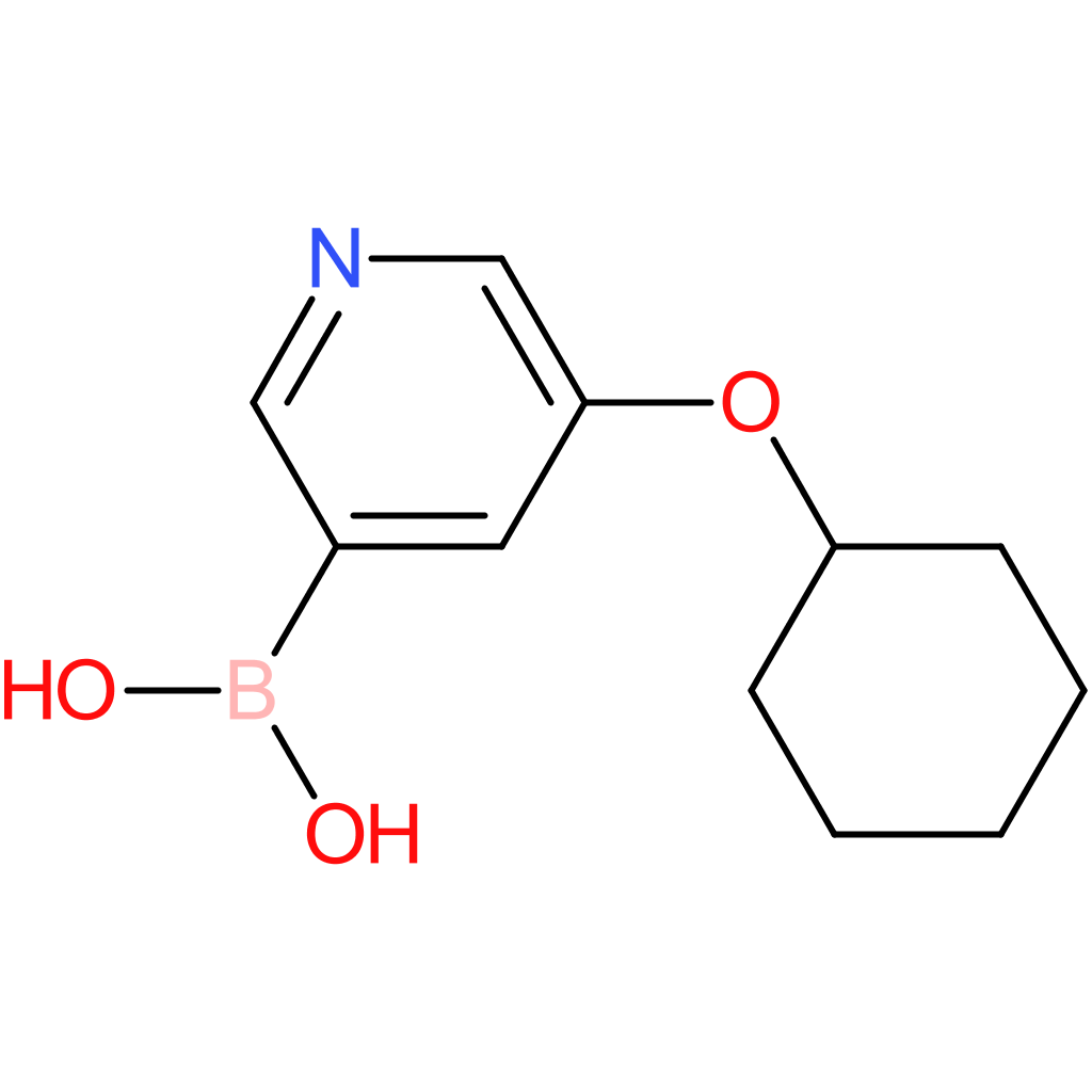 [5-(cyclohexyloxy)pyridin-3-yl]boronic acid
