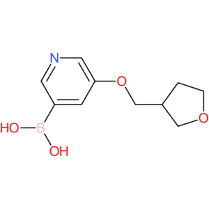 [5-(oxolan-3-ylmethoxy)pyridin-3-yl]boronic acid