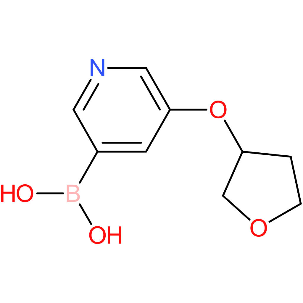 [5-(oxolan-3-yloxy)pyridin-3-yl]boronic acid