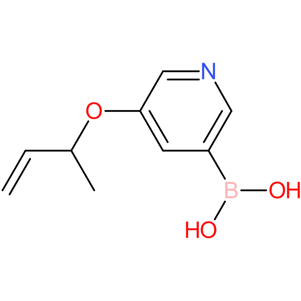 [5-(but-3-en-2-yloxy)pyridin-3-yl]boronic acid