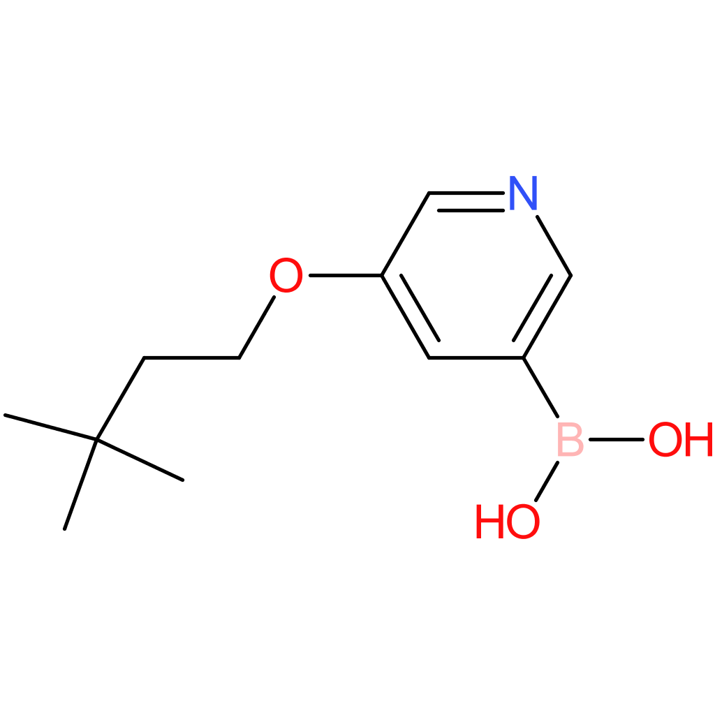 [5-(3,3-dimethylbutoxy)pyridin-3-yl]boronic acid