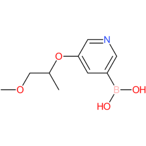 (5-[(1-methoxypropan-2-yl)oxy]pyridin-3-yl)boronic acid