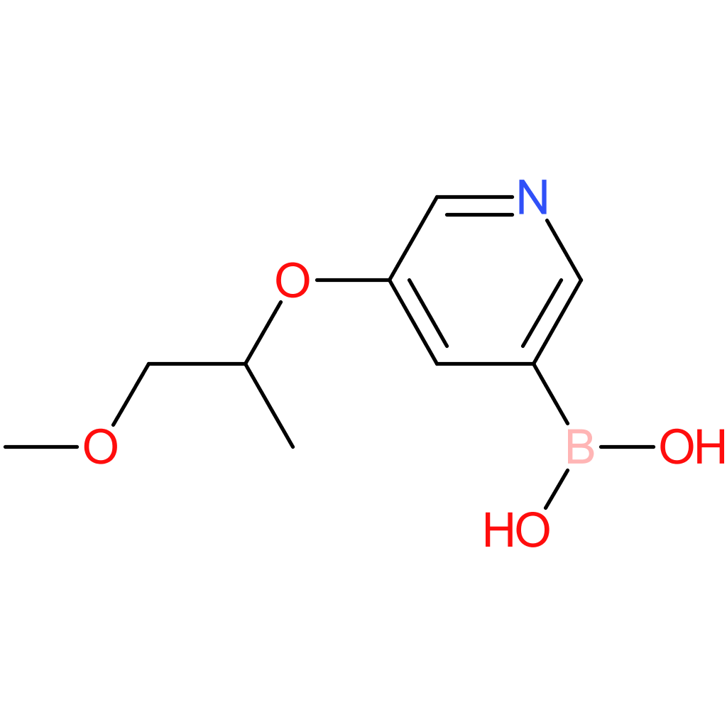 (5-[(1-methoxypropan-2-yl)oxy]pyridin-3-yl)boronic acid
