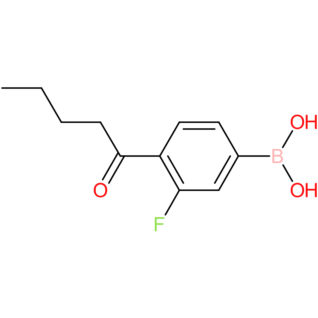3-fluoro-4-pentanoylphenylboronic acid