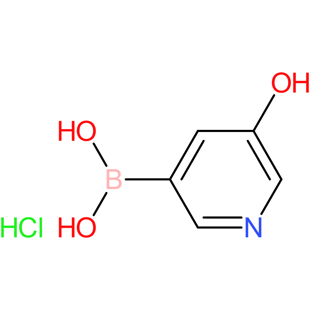 5-hydroxypyridine-3-boronic acid, hcl