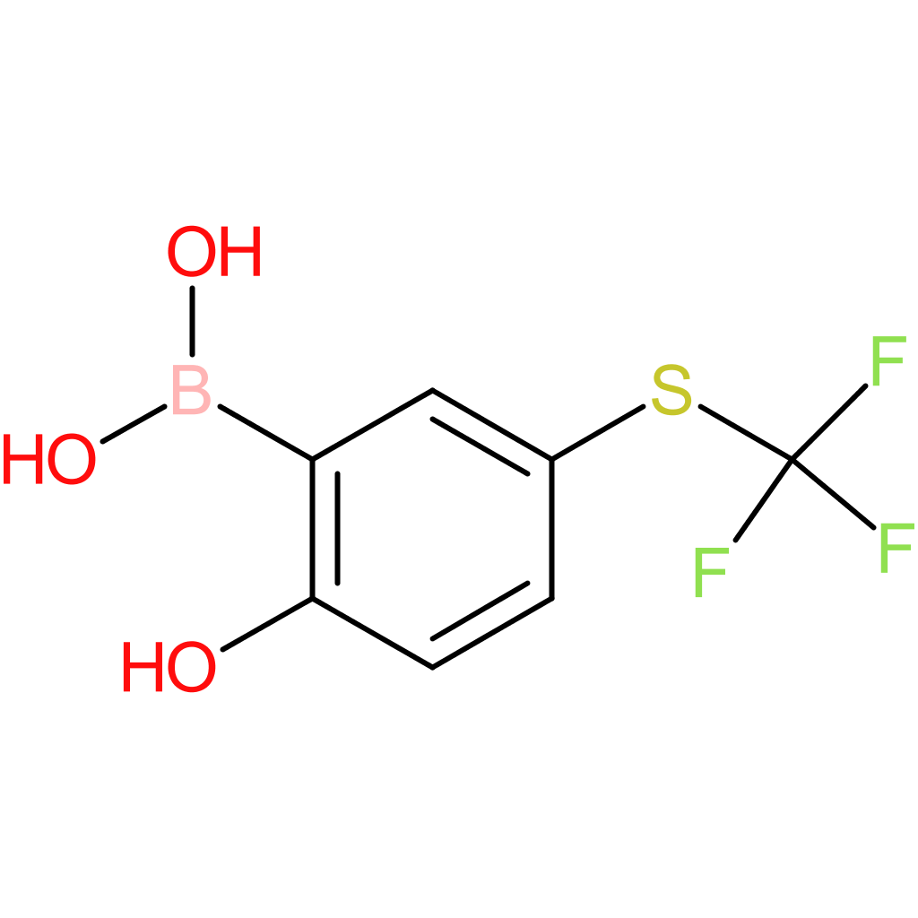 2-hydroxy-5-(trifluoromethylthio)phenylboronic acid