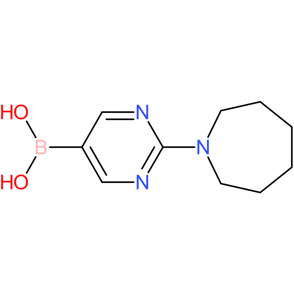 2-(azepan-1-yl)pyrimidine-5-boronic acid