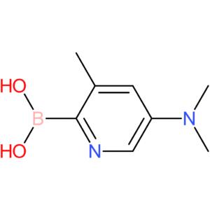 (5-(dimethylamino)-3-methylpyridin-2-yl)boronic acid