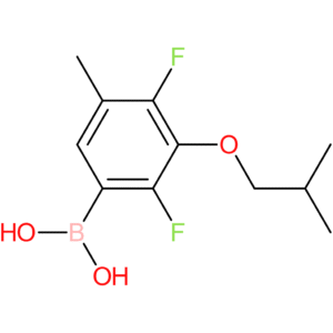 2,4-difluoro-5-methyl-3-(2-methylpropoxy)phenylboronic acid