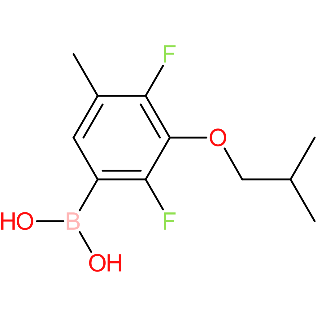 2,4-difluoro-5-methyl-3-(2-methylpropoxy)phenylboronic acid