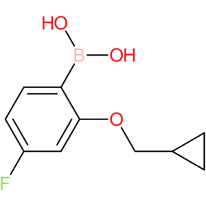 2-(cyclopropylmethoxy)-4-fluorophenylboronic acid