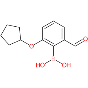 (2-(cyclopentyloxy)-6-formylphenyl)boronic acid