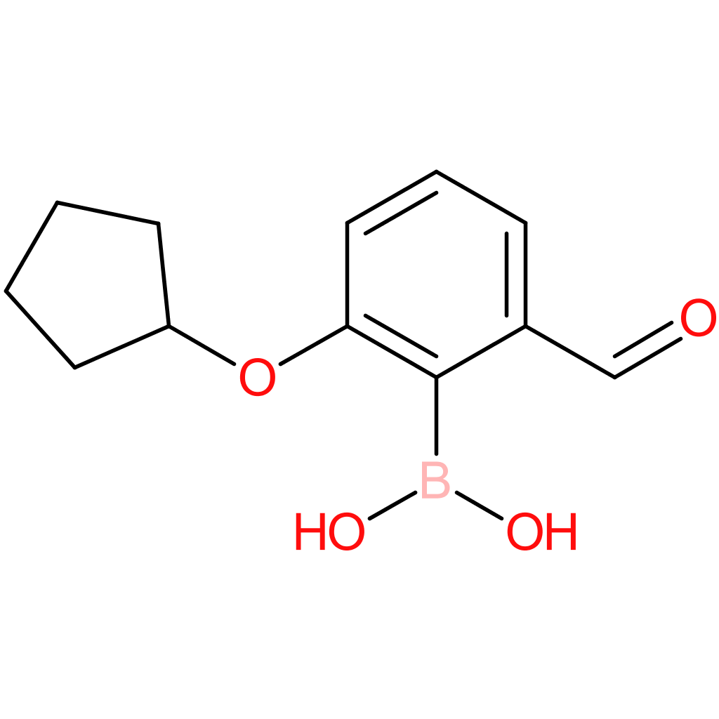 (2-(cyclopentyloxy)-6-formylphenyl)boronic acid