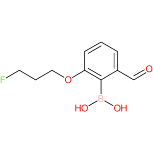 (2-(3-fluoropropoxy)-6-formylphenyl)boronic acid