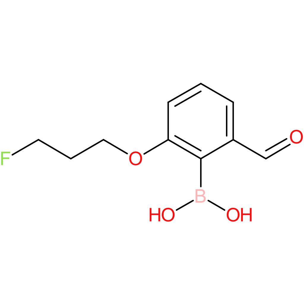 (2-(3-fluoropropoxy)-6-formylphenyl)boronic acid