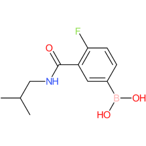4-fluoro-3-isobutylcarbamoylbenzeneboronic acid
