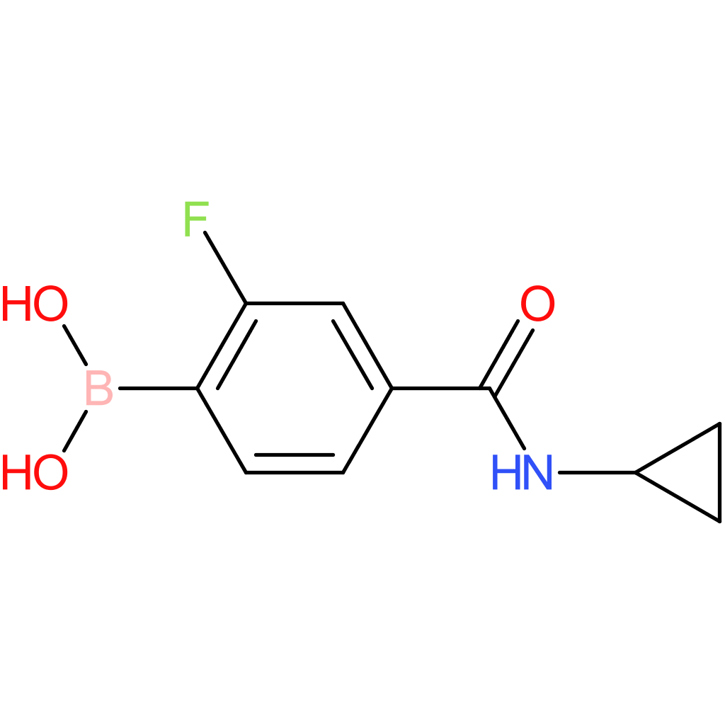 4-cyclopropylcarbamoyl-2-fluorobenzeneboronic acid