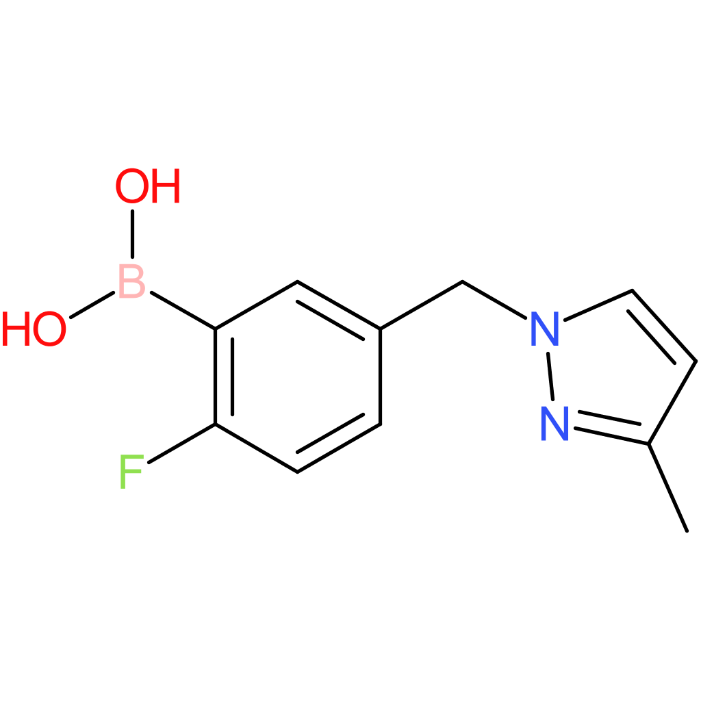 (2-fluoro-5-[(3-methyl-1h-pyrazol-1-yl)methyl]phenyl)boronic acid