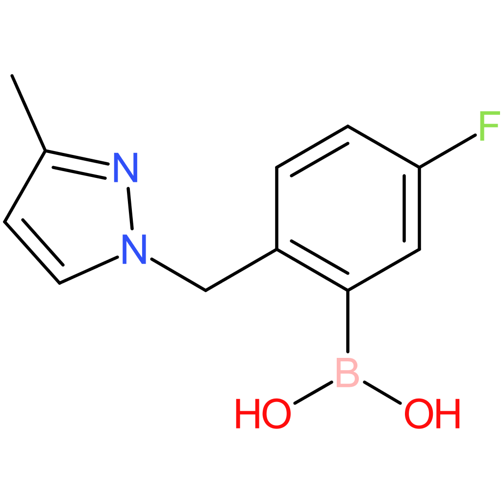 (5-fluoro-2-[(3-methyl-1h-pyrazol-1-yl)methyl]phenyl)boronic acid