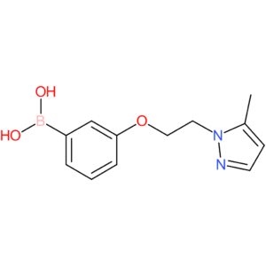 (3-[2-(5-methyl-1h-pyrazol-1-yl)ethoxy]phenyl)boronic acid