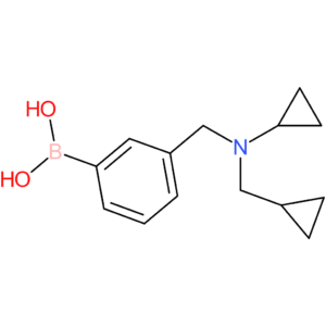 (3-([cyclopropyl(cyclopropylmethyl)amino]methyl)phenyl)boronic acid