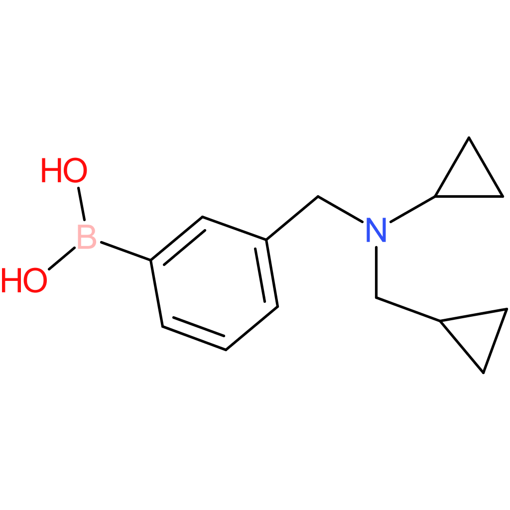 (3-([cyclopropyl(cyclopropylmethyl)amino]methyl)phenyl)boronic acid