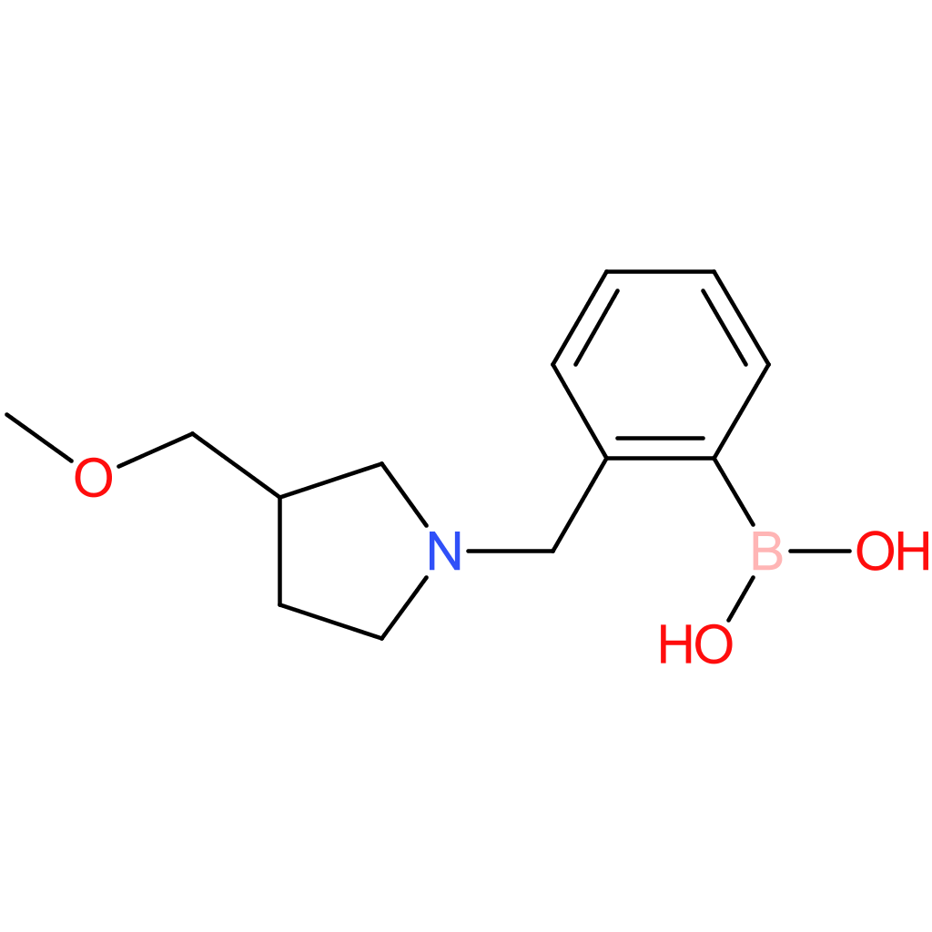 (2-([3-(methoxymethyl)pyrrolidin-1-yl]methyl)phenyl)boronic acid