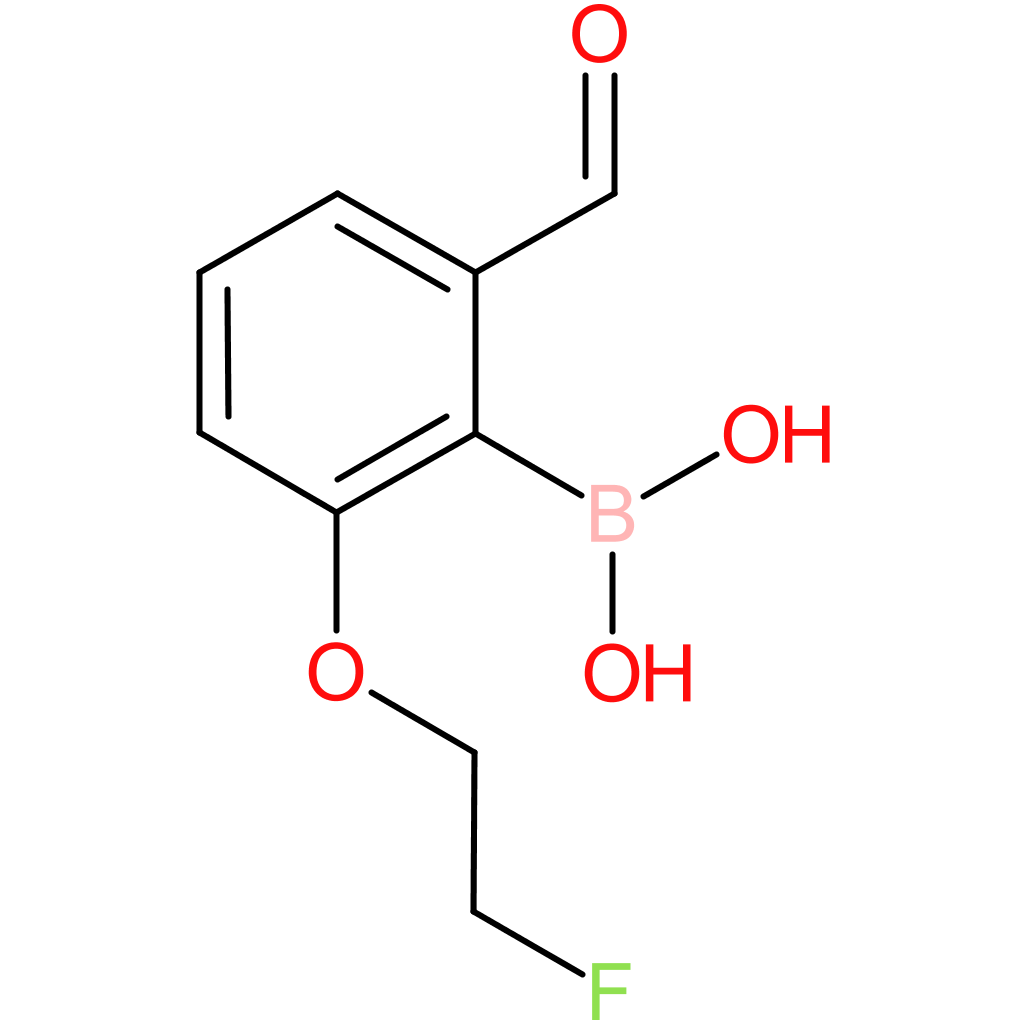 (2-(2-fluoroethoxy)-6-formylphenyl)boronic acid